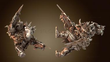 3D модель Тролль-погонщик Б (STL)