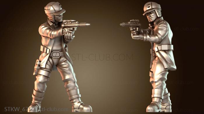 Military Солдат прицеливается