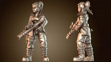 3D модель Поддержка гранатомёта штурмовика (STL)