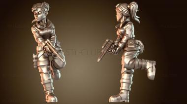 3D модель Бегущий солдат (STL)