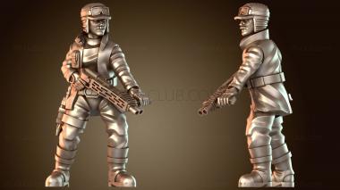 3D модель Солдат-дробовик (STL)