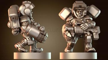 3D модель Отряд десантников (STL)