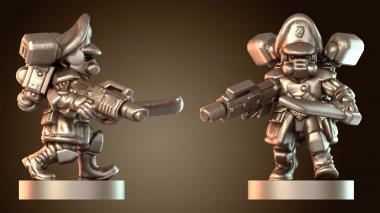 3D модель Десантники Delta Force (STL)