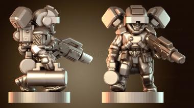 3D модель Диорама «Десантники» (STL)