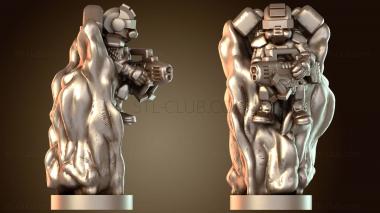 3D модель Десантники в полете Камикадзе (STL)