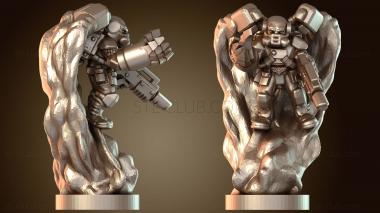 3D модель Десантники на орбите полета (STL)