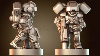 3D модель Солдаты Ксено Гвардии (STL)