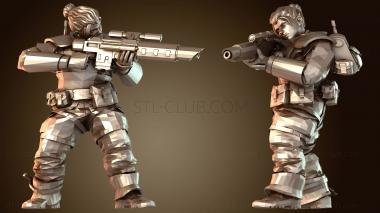 3D модель Специалист по стрелковому оружию (STL)