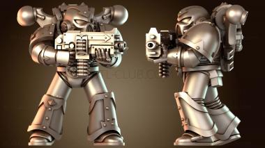 3D модель Войска Морские Пехотинцы Защитник (STL)