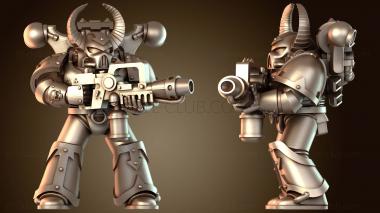 3D модель Огнемет морской пехоты (STL)