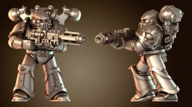 3D модель Войска Морские Пехотинцы Плавильщик (STL)