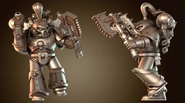 3D модель Сержант-ветеран морской пехоты (STL)