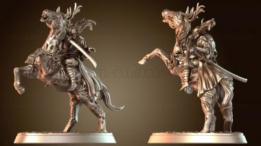 3D модель Войска Шикабане Всадник Высокорожденный (STL)