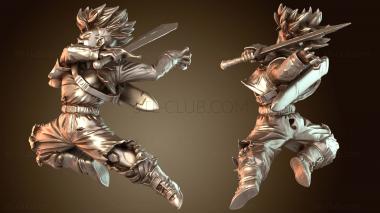 3D модель Воин стволов (STL)