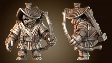 3D модель Черепаший Лучник Ветеран (STL)