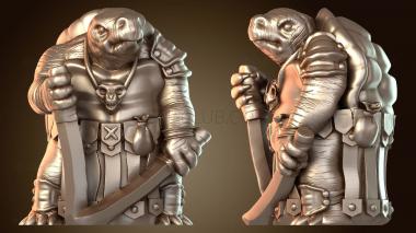 3D модель Черепаший Парный Мечник (STL)