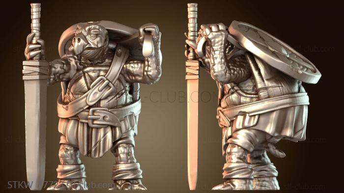 Воин племени Черепахового народа