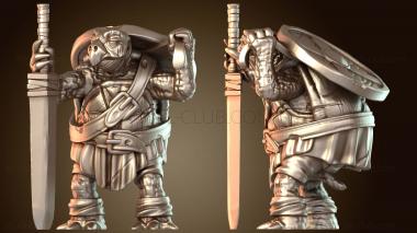 3D модель Воин племени Черепахового народа (STL)