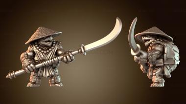 3D модель Эксперт по древковому оружию Turtle (STL)