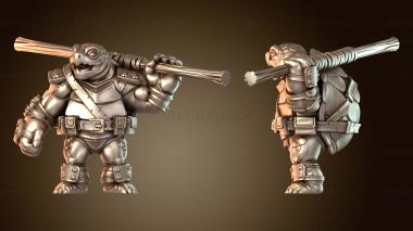 3D модель Воин Черепашьего Посоха (STL)