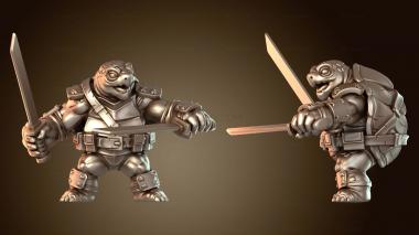 3D модель Черепаха-мечник (STL)