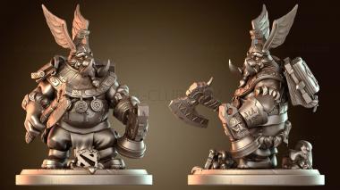 3D модель Tusk Dota Hero (STL)