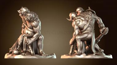 3D модель Двуручный огр (STL)