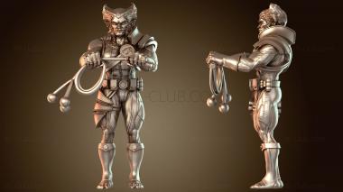 3D модель Воин Тайгра (STL)