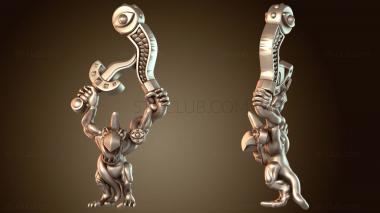 3D модель Тзинч Пламенный Демон Дельта (STL)