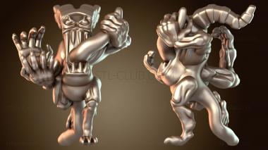 3D модель Пламя Демона Тзинча (STL)