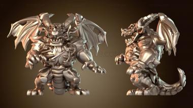 3D модель Немертвый дракон (STL)