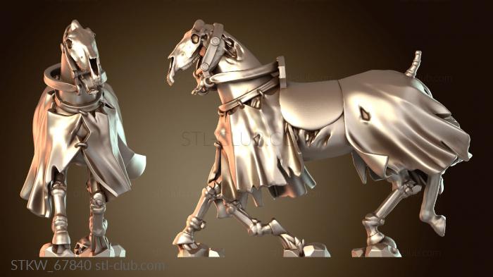 Military Лошадь-нежить, вариант А