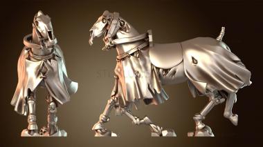 3D модель Лошадь-нежить, вариант А (STL)