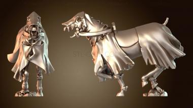3D модель Лошадь-нежить, вариант C (STL)