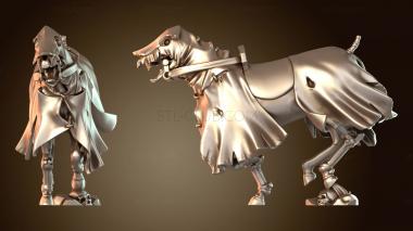 3D модель Лошадь-нежить, вариант F (STL)