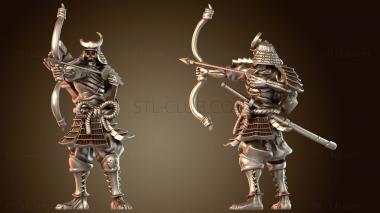 3D модель Немертвый самурай-лучник (STL)