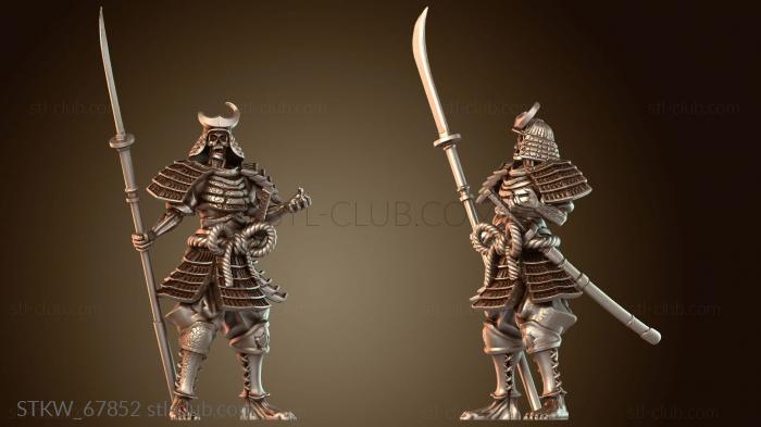 Military Немертвый самурай-копейщик