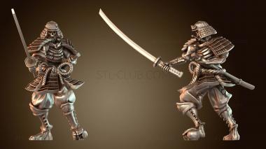 3D модель Немертвый самурай-мечник (STL)