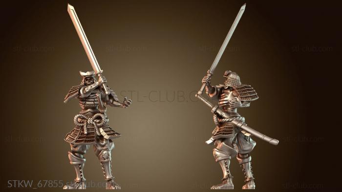 Military Немертвый самурай-мечник Большой