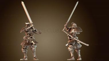 3D модель Немертвый самурай-мечник Большой (STL)