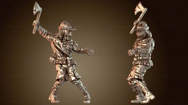 3D модель Нежить Зомби Вооружённый L (STL)