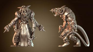 3D модель Рогатая Честь Линейной Крысы Преисподней (STL)