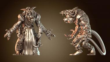 3D модель Рогатая крыса из преисподней (STL)