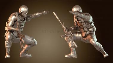 3D модель Передовая линия морской пехоты США (STL)