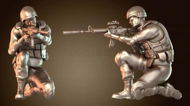 3D модель Морские пехотинцы США Браво (STL)