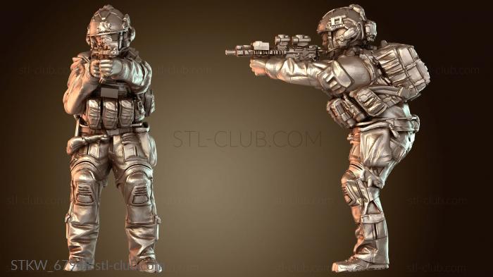 Рейнджеры США прицеливаются стоя