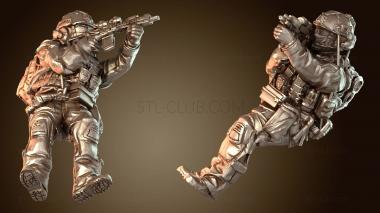 3D модель Ветеран стрельбы из рейнджеров США (STL)