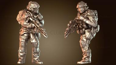 3D модель Рейнджеры США с карабином (STL)