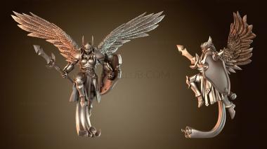 3D модель Валькирия Элитная Гвардия Крылатая (STL)