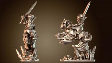 3D модель Вампир на коне (STL)